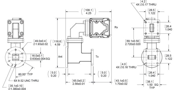 Ku-Band OMT Transmit Reject Filter – Compact - Image 2