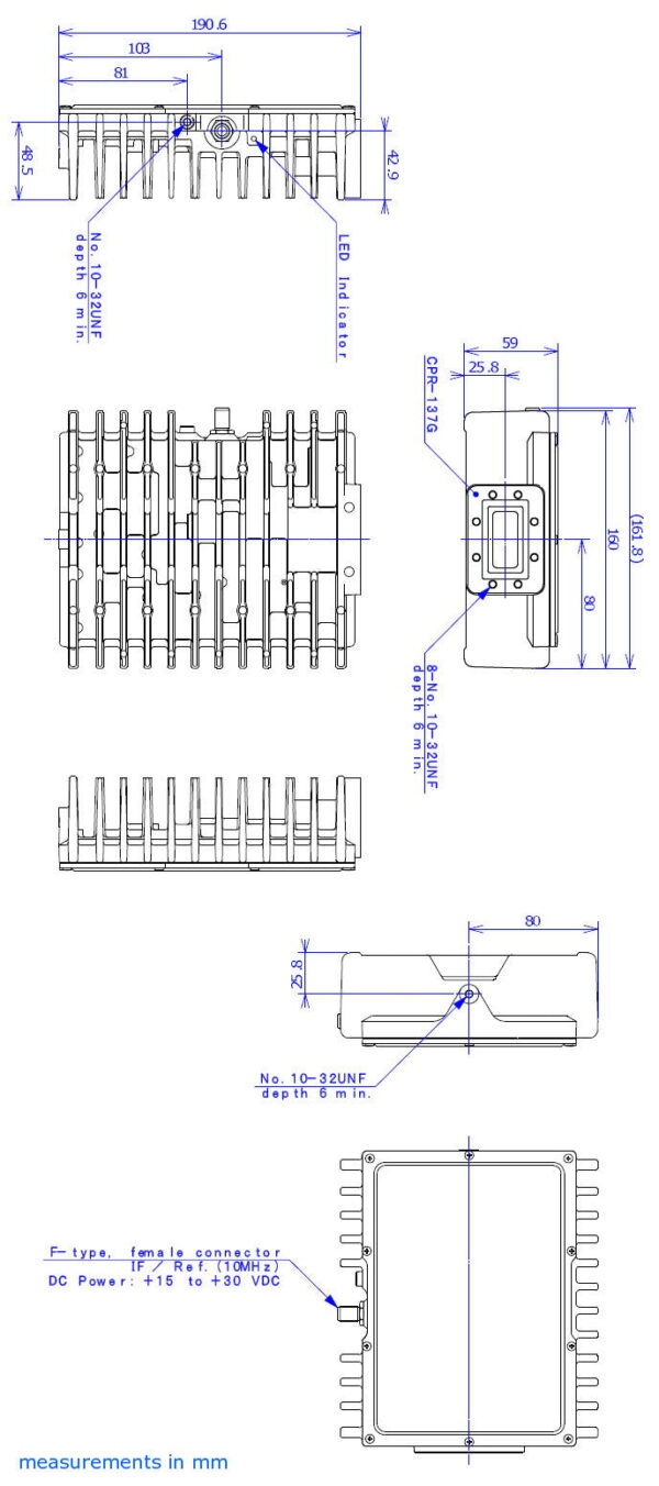 New Japan Radio NJT5669F 5W Standard C-Band BUC - Image 3